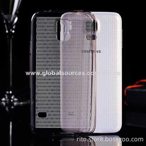 New Grid Design TPU Cellphone Case for Samsung Galaxy S5